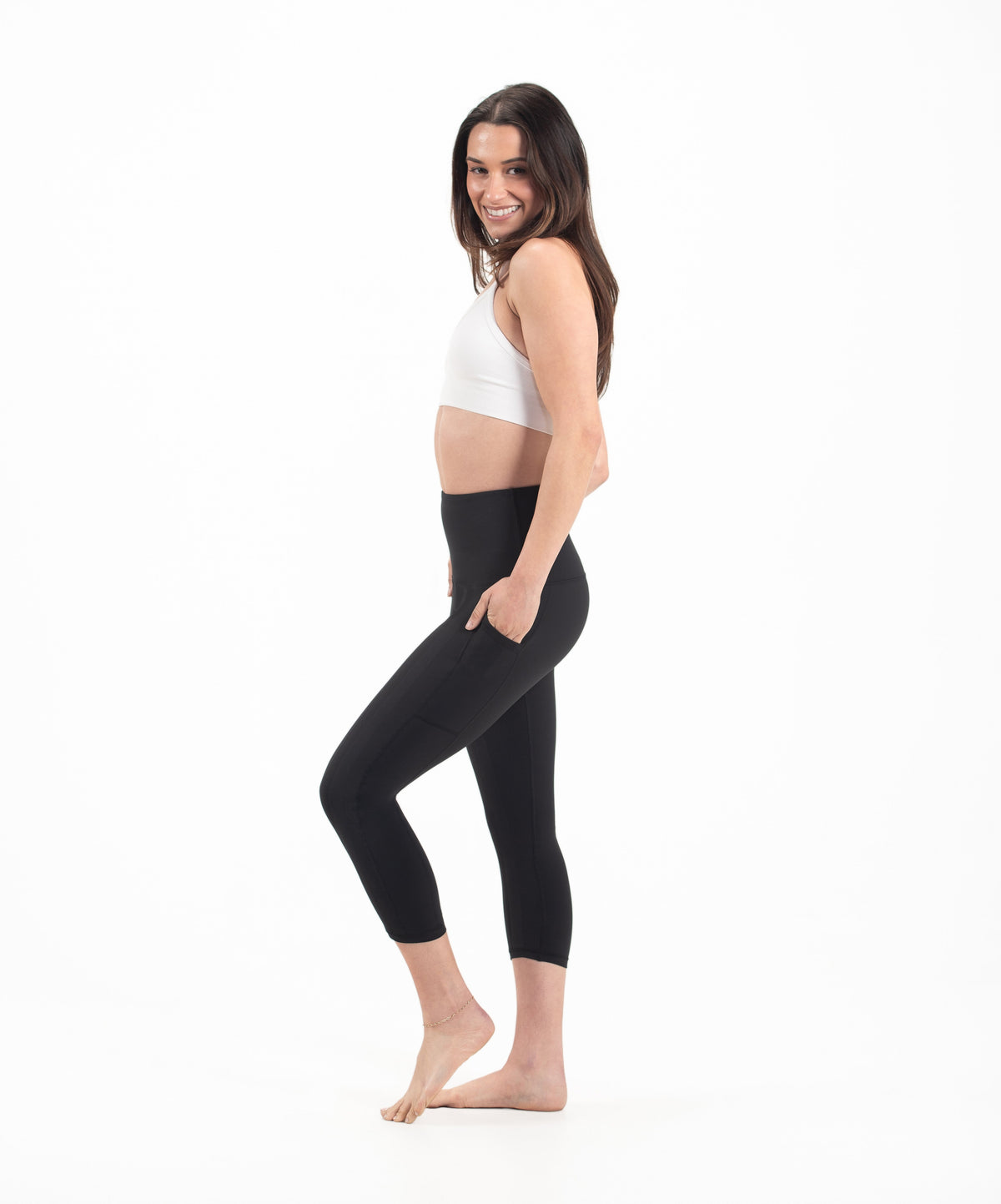 Capris + Pockets | Hi-Rise | Resistance Leggings