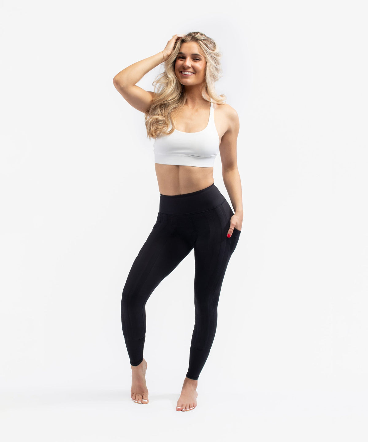 Full Flexx + Pockets | Hi-Rise | Front + Booty Resistance Leggings